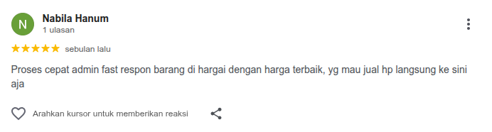 Review pelanggan Gulabed 5